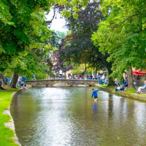 Visiting the Cotswolds in July? don't miss the rivar at Bourton-on-the-water.
