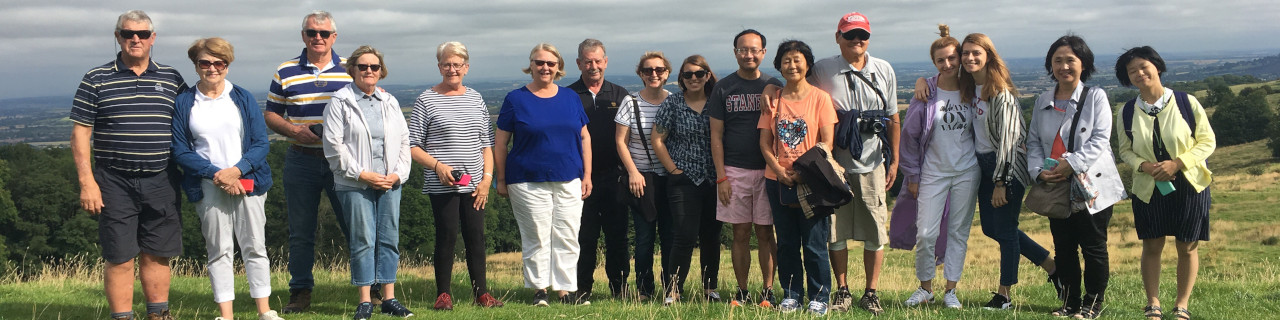 A Go Cotswolds tour group exploring the Cotswolds from Stratford upon Avon