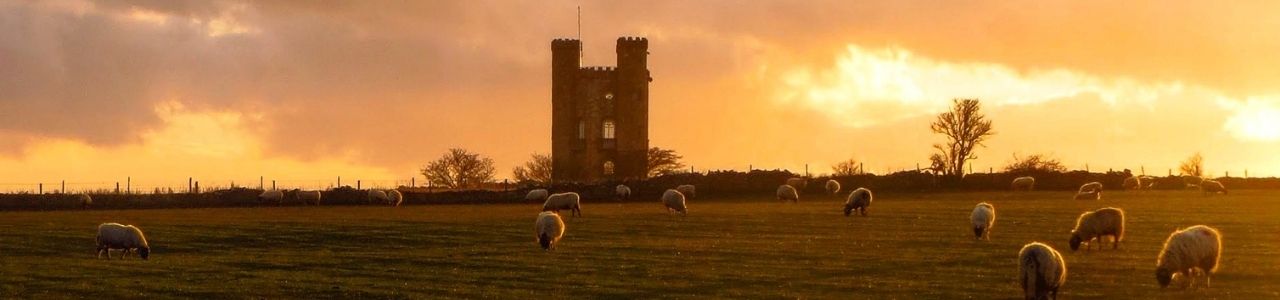Enjoy late afternoon sunsets in the Cotswolds in February