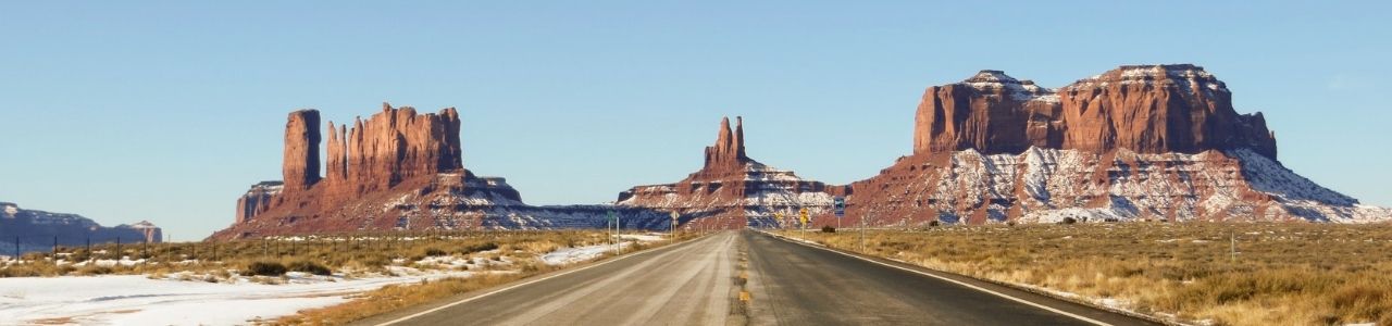 A photo not of the Cotswolds in February! This is from one of our February trips to Monument Valley in the USA. 