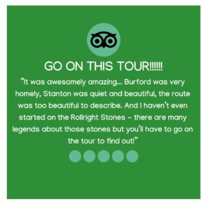 "Awesomely amazing" - a recent Tripadvisor review for our Secret Cotswolds tour