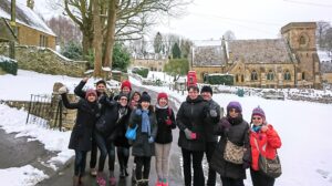 Christmas in the Cotswol with Go Cotswolds tours.